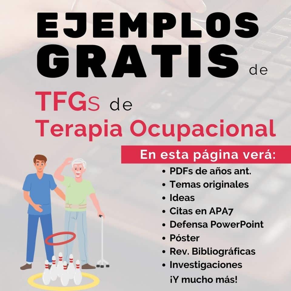 Ejemplos TFG Terapia Ocupacional