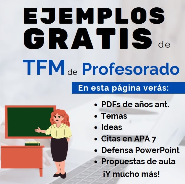 tfm profesorado ejemplos temas ideas defensa apa 7